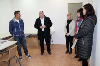 L'alcalde de les Franqueses, Francesc Colomé, explicant el projecte
