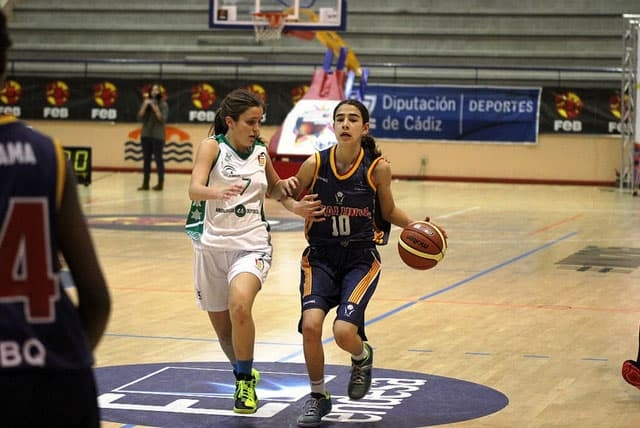 Marta Rueda, en una jugada del campionat