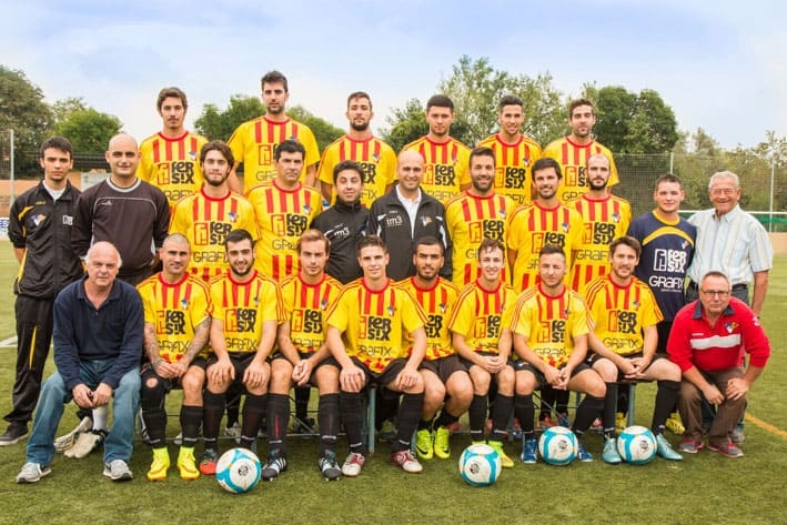 L'equip de l'AE Ramassà de la temporada 2015-2016