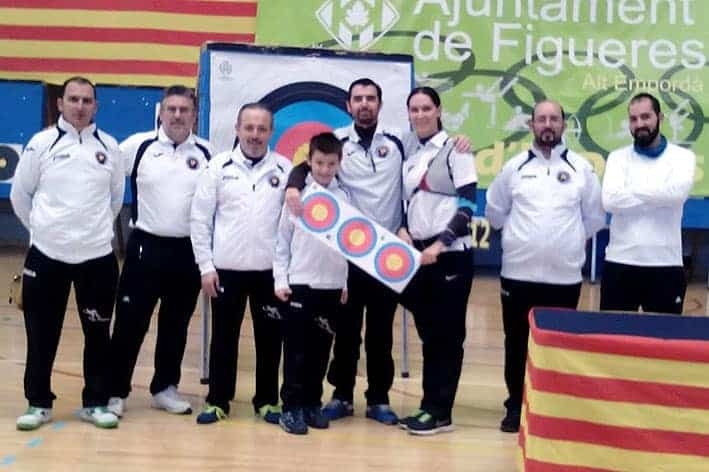 Els arquers més veterans del club franquesí van fer la 3a tirada de la lliga catalana a Figueres