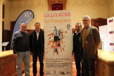 Presentació del Ciclocross Les Franqueses a la sala de plens de l'Ajuntament