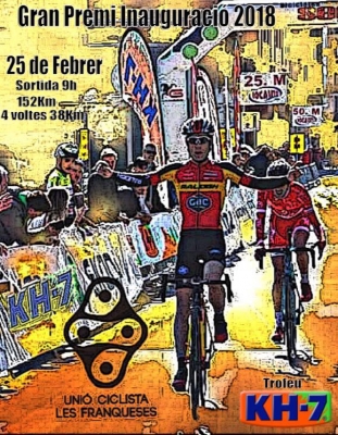 Cartell del Gran Premi Inauguració de Ciclisme 2018