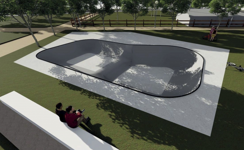 Imatge virtual del nou bol de les pistes d'skate