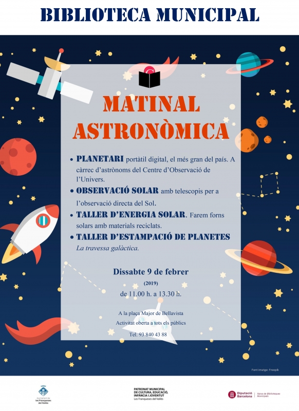 Cartell de la Matinal Astronòmica