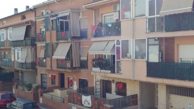 Activitats dels veïns al carrer Cantàbria