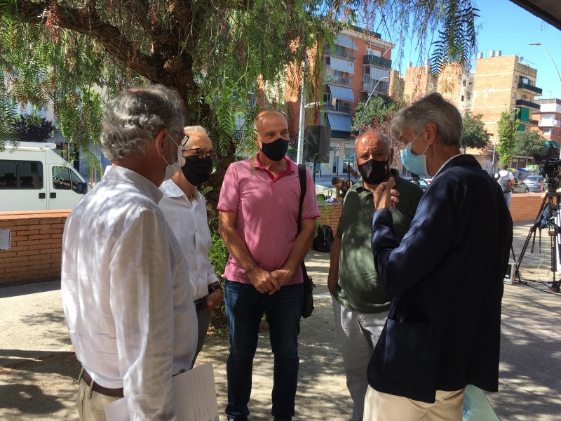 Roda de premsa amb els alcaldes de les Franqueses, Granollers i Canovelles