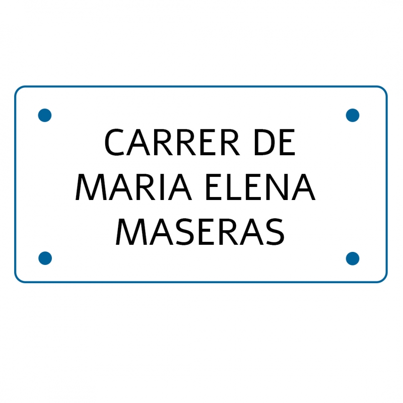 Carrer de Maria Elena Maseras