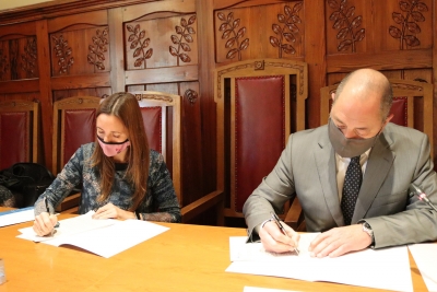 Signatura conveni Ajuntament i Col·legi Advocats de Granollers