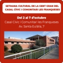 Setmana cultural del Casal Cívic i Comunitari les Franqueses