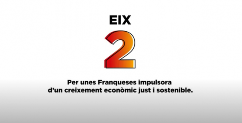 EIX 2: Per unes Franqueses impulsora d'un creixement econòmic just i sostenible