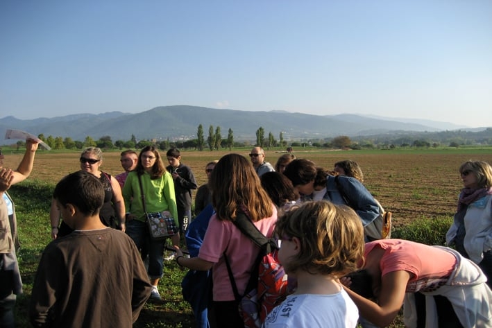 Els membres del projecte Comunitat i Escola van visitar l’Aeròdrom de Rosanes