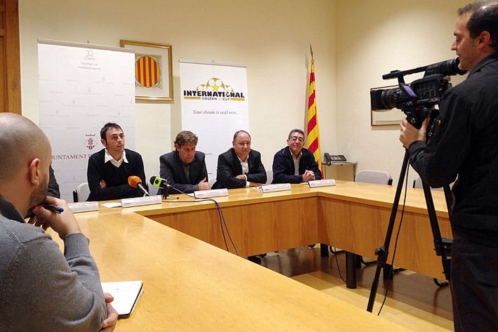 Un moment de la presentació del torneig, que va tenir lloc el 26 de novembre a l'ajuntament de la Garriga