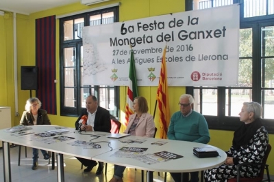 La roda de premsa per presentar la 6a Festa de la Mongeta del Ganxet