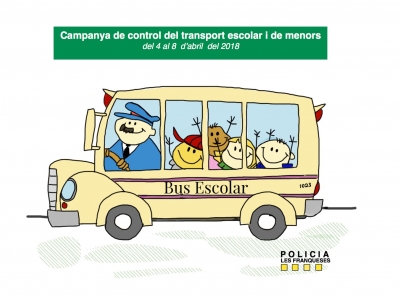 Campanya de control del transport escolar i de menors