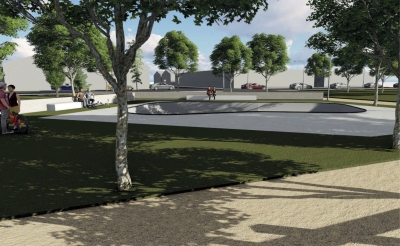 Imatge virtual del nou bol de les pistes d'skate