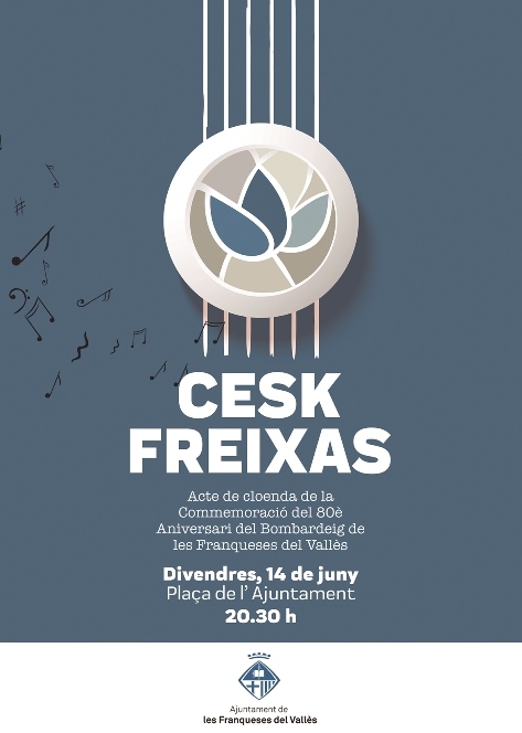 Cartell concert Cesck Freixas