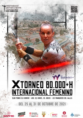 Cartell del X Torneig Internacional Femení ITF 80.000$+H les Franqueses