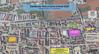 Afectacions al trànsit a Corró d'Avall