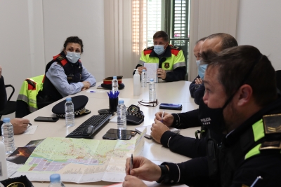 Reunió de coordinació de les Franqueses, Canovelles i el Mossos d'Esquadra per accions als polígons 4