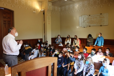 Visita a l'Ajuntament de l'Escola Guerau de Liost
