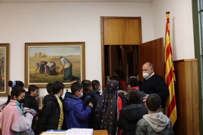 Visita a l'Ajuntament de l'Escola Bellavista-Joan Camps i Giró 