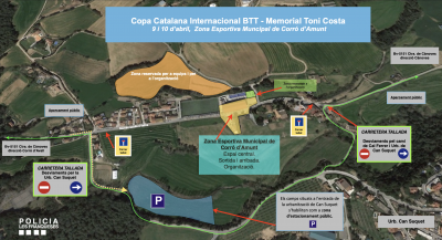 Copa Catalana BTT 2022 -  Afectacions trànsit