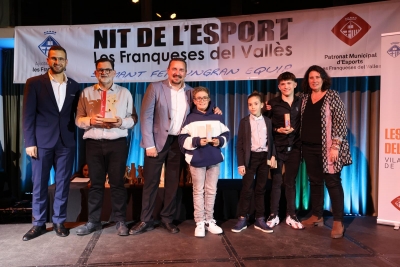 Premi de la categoria Promoció Masculina per a Blai Padilla Aparicio del Club Natació Les Franqueses