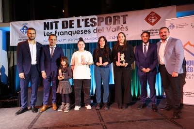 Premi de la categoria Amateur Femenina per a Meritxell Mas Pujades del Club Natació Les Franqueses