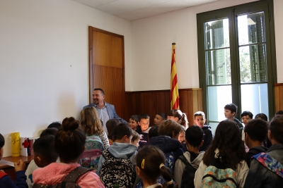 Visita a l'Ajuntament de l'Escola Joan Sanpera